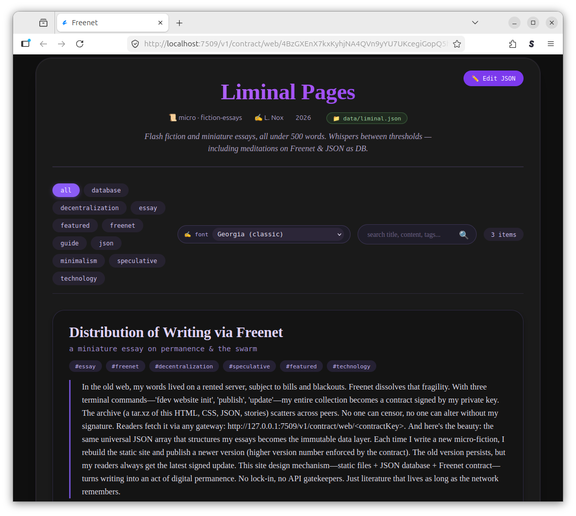 liminal pages