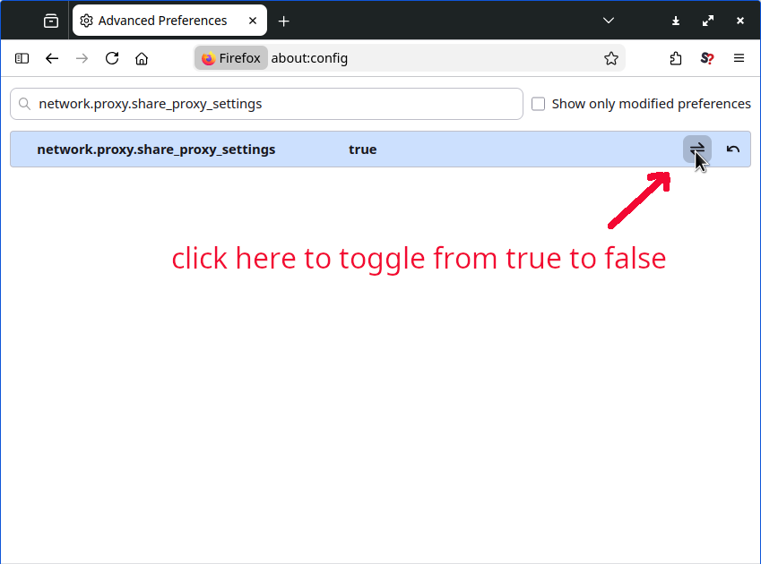 firefox config