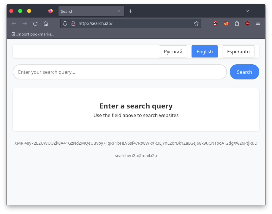search.i2p search site