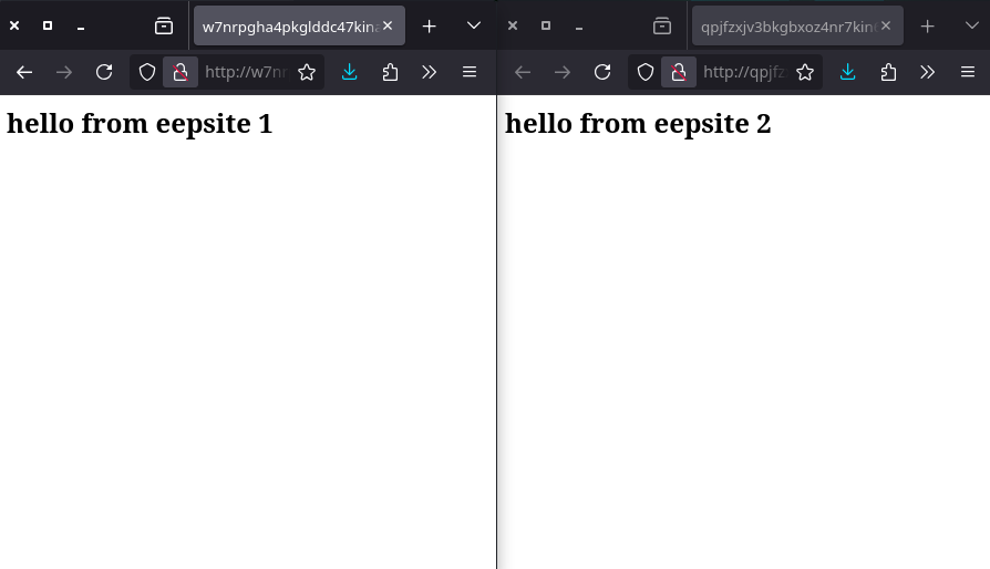 working eepsites