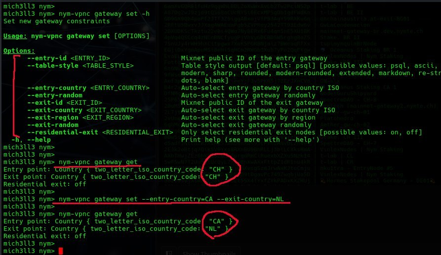 set the gateway